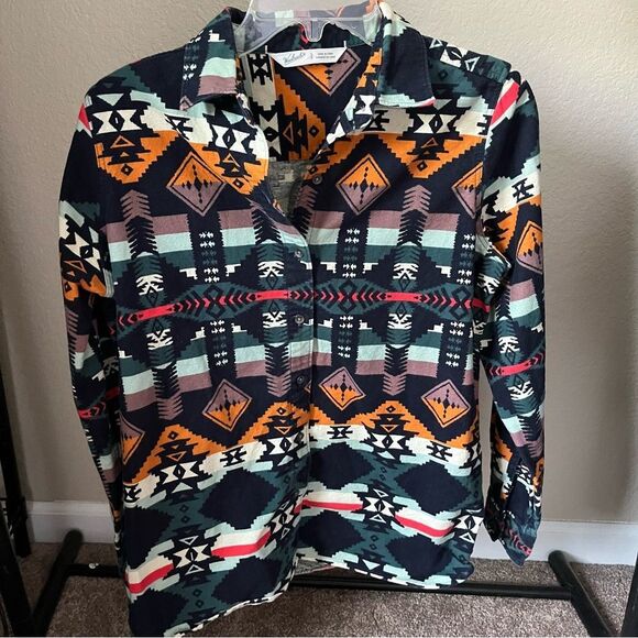 Woolrich Women’s Small Aztec Button-down Shirt - Picture 1 of 7